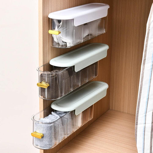 Boîte et organiseur de sous-vêtements, chaussettes et vêtements