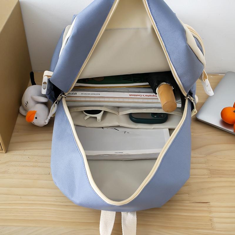 Cartable cinq pièces sac à dos grande capacité