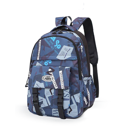 Sac à Dos d'École Étanche, Cartable de Voyage pour Ordinateur Portable SR