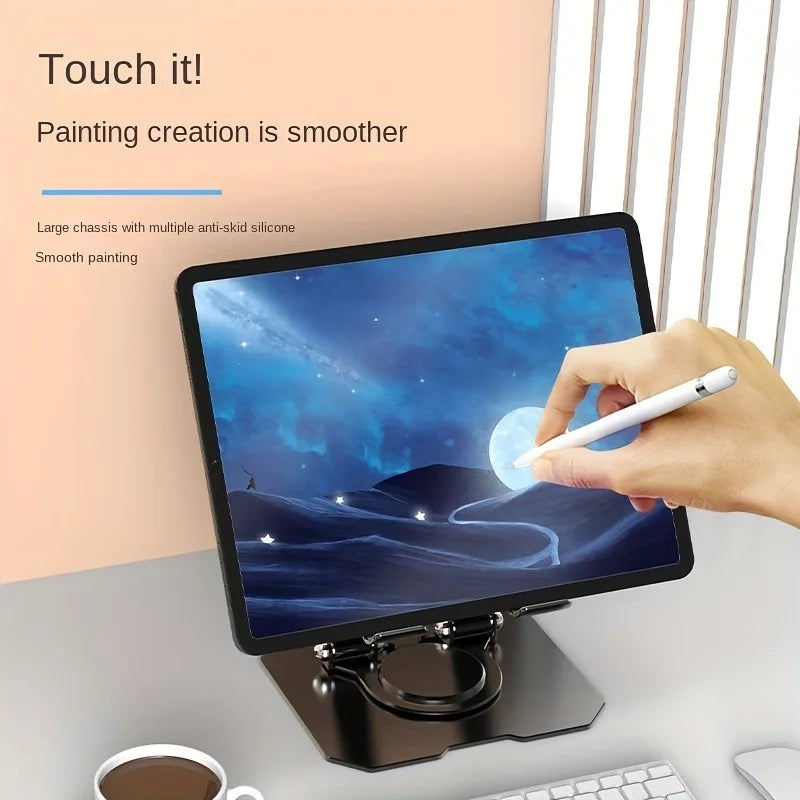 Support rotatif en alliage pour ordinateur portable, pliable, réglable, pour tablette.