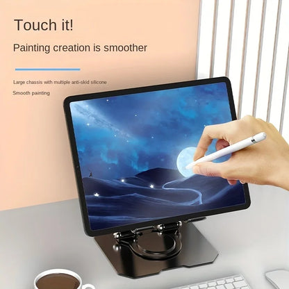 Support rotatif en alliage pour ordinateur portable, pliable, réglable, pour tablette.