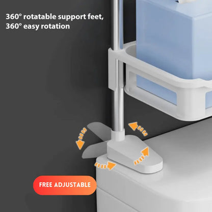 2 TIER WALL MOUNTED TOILET TANK TOP CADDY, BATHROOM ORGANIZER