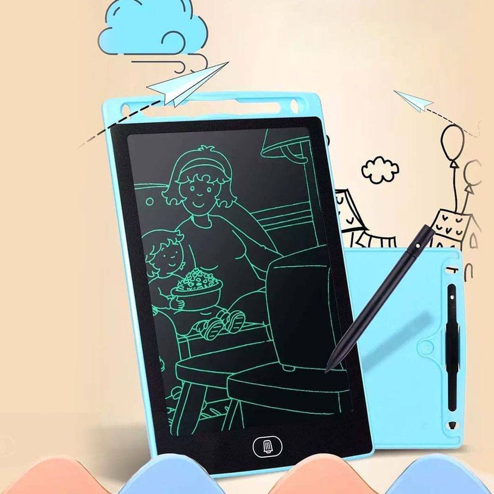 Grande tablette LCD 12" réutilisable pour enfants, dessin et écriture effaçables, jouet éducatif portable