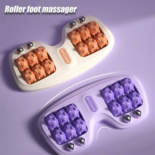 Masseur de pieds avec 12 boules et 4 perles magnétiques pour réflexologie, thérapie d'acupuncture