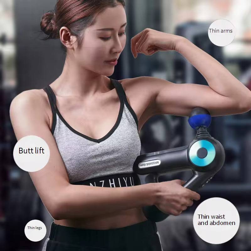 Handheld Massage Gun Deep Tissue Muscle Massager with 12 Massage Heads