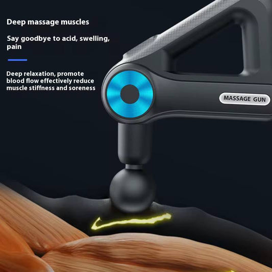 Handheld Massage Gun Deep Tissue Muscle Massager with 12 Massage Heads