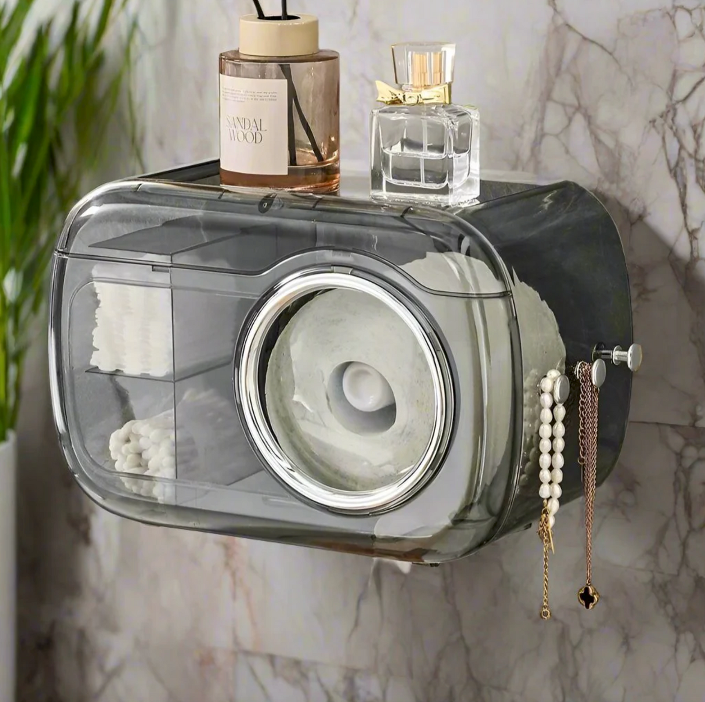 porte-rouleau de papier toilette sans poinçon
