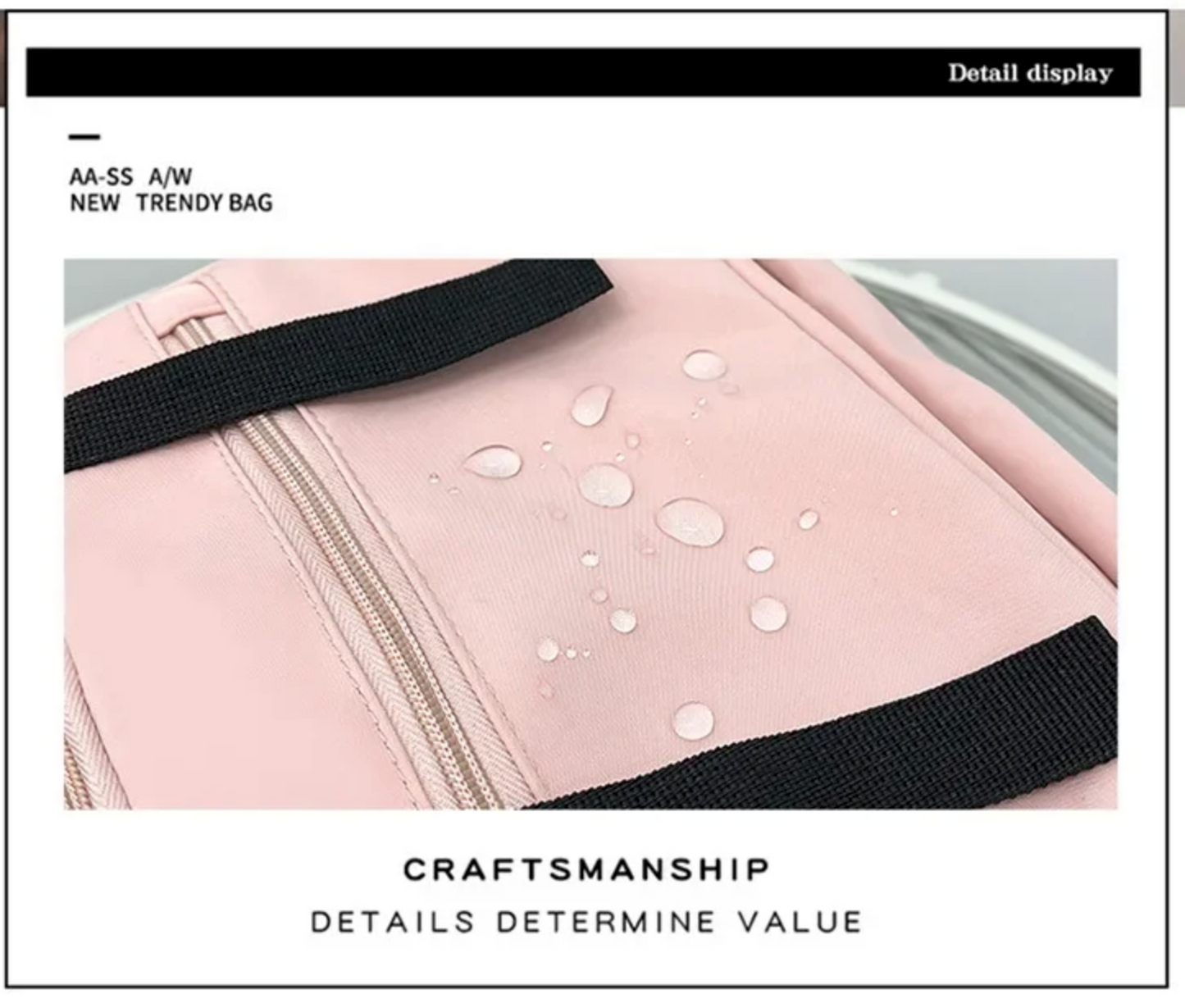 Ensemble Sac à Dos Étudiant Femme – Grande Capacité, Minimaliste et Polyvalent (3 Pièces)