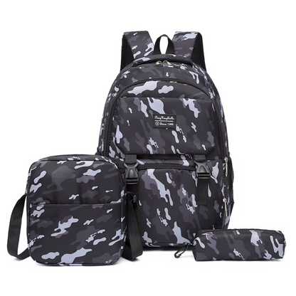 Ensemble Sac à Dos Camouflage 3 Pièces