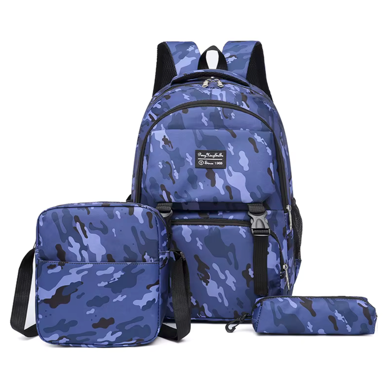 Ensemble Sac à Dos Camouflage 3 Pièces