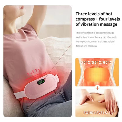 Abdominal Heating Belt, Menstrual Warm Pad & Massage Mat
