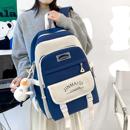 Cartable cinq pièces sac à dos grande capacité