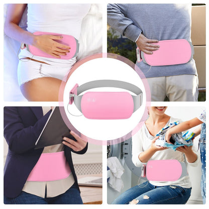 Menstrual Heating Pad Warm Palace Waist Belt Relieve Pain Hot Compress Massager